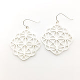Neveah Brushed Kaleidoscope Earrings | Silver - MTT Collective