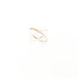 X AXIS RING | STERLING SILVER & 14K GOLD FILLED | SIZE OPTIONS - MTT Collective