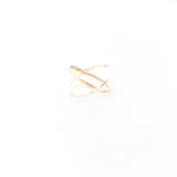 X AXIS RING | STERLING SILVER & 14K GOLD FILLED | SIZE OPTIONS - MTT Collective