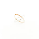 X AXIS RING | STERLING SILVER & 14K GOLD FILLED | SIZE OPTIONS - MTT Collective