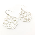 Neveah Brushed Kaleidoscope Earrings | Silver - MTT Collective