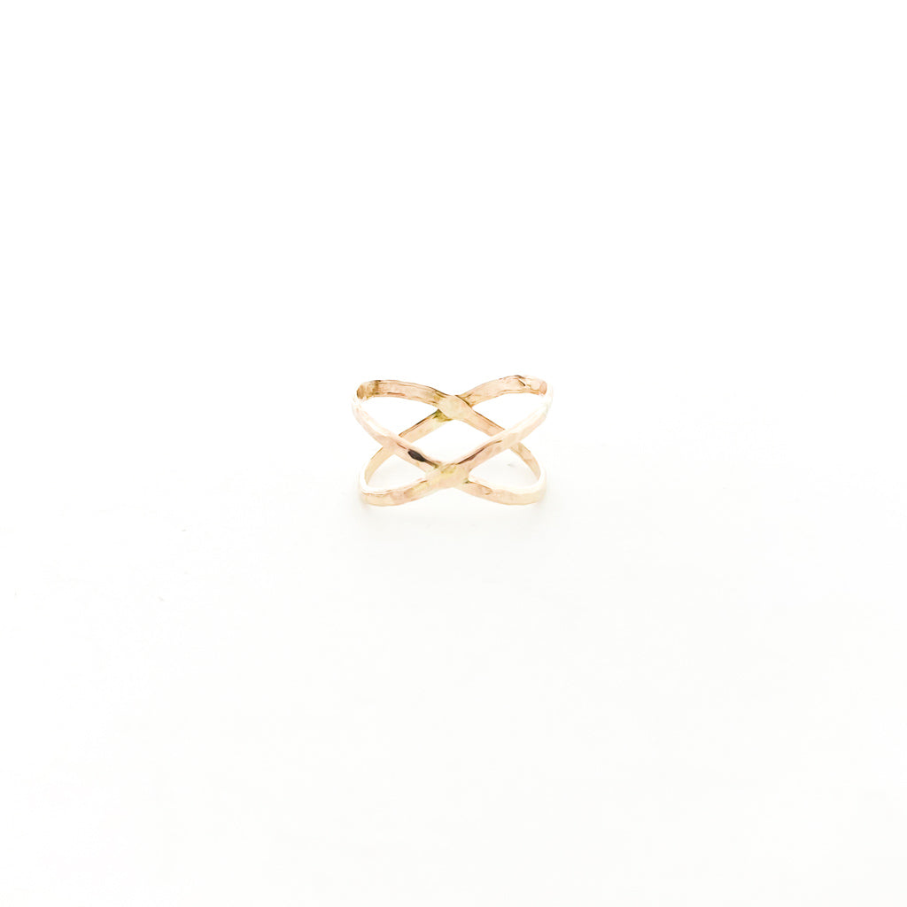 X AXIS RING | 14K GOLD-FILLED | SIZE OPTIONS - MTT Collective