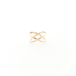 X AXIS RING | 14K GOLD-FILLED | SIZE OPTIONS - MTT Collective