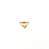 Double V Ring | Gold