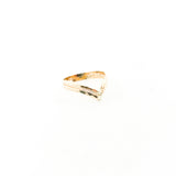 Double V Ring | Gold