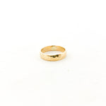 Impressions Hammered Dome Band Ring | Gold - MTT Collective