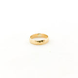 Impressions Hammered Dome Band Ring | Gold