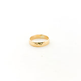 Impressions Hammered Dome Band Ring | Gold - MTT Collective