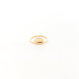 Impressions Half Circle Ring | Gold