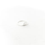 Impressions Half Circle Ring | Silver