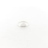 Impressions Half Circle Ring | Silver