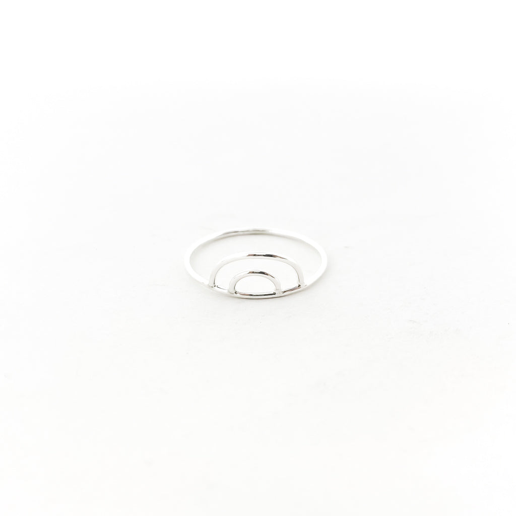 OPEN RAINBOW RING | STERLING SILVER | SIZE OPTIONS - MTT Collective