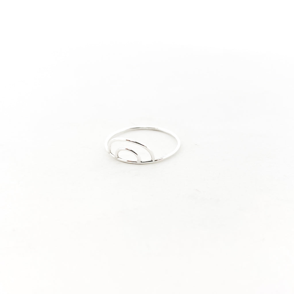 OPEN RAINBOW RING | STERLING SILVER | SIZE OPTIONS - MTT Collective