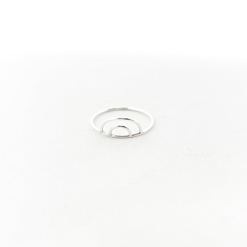 OPEN RAINBOW RING | STERLING SILVER | SIZE OPTIONS - MTT Collective