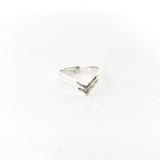 Double V Ring | Silver