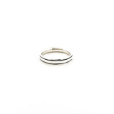 Jordan Linear Groove 4.5MM Band Ring | Silver - MTT Collective