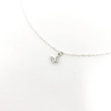 RHINESTONE BUTTERFLY NECKLACE | STERLING SILVER - MTT Collective