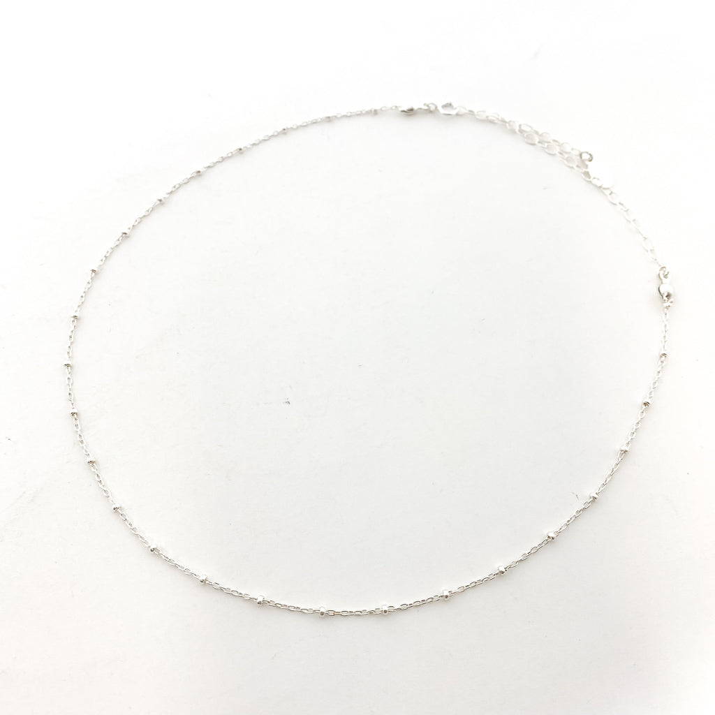 STERLING SILVER DESIGN SATELLITE CHAIN NECKLACE - MTT Collective