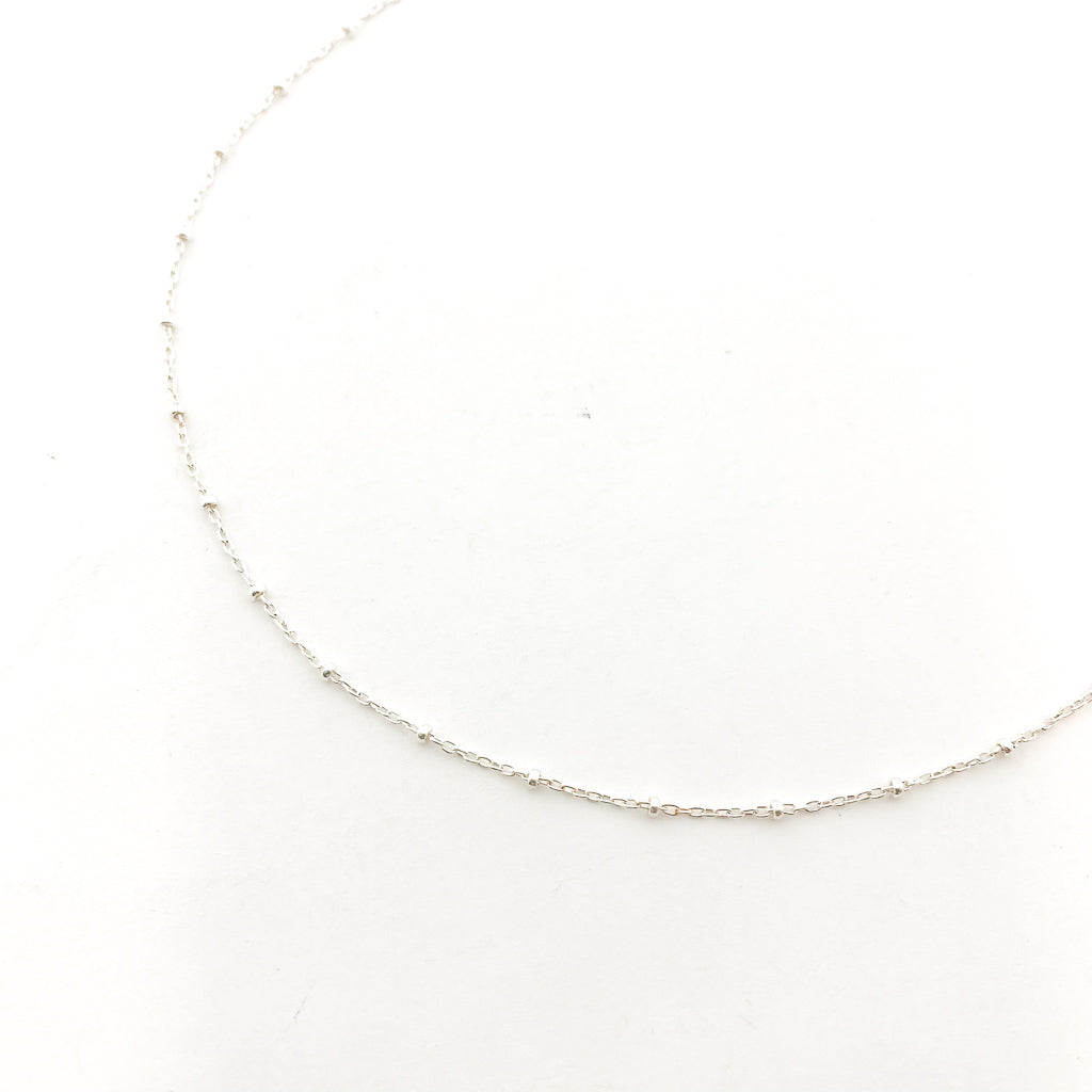 STERLING SILVER DESIGN SATELLITE CHAIN NECKLACE - MTT Collective