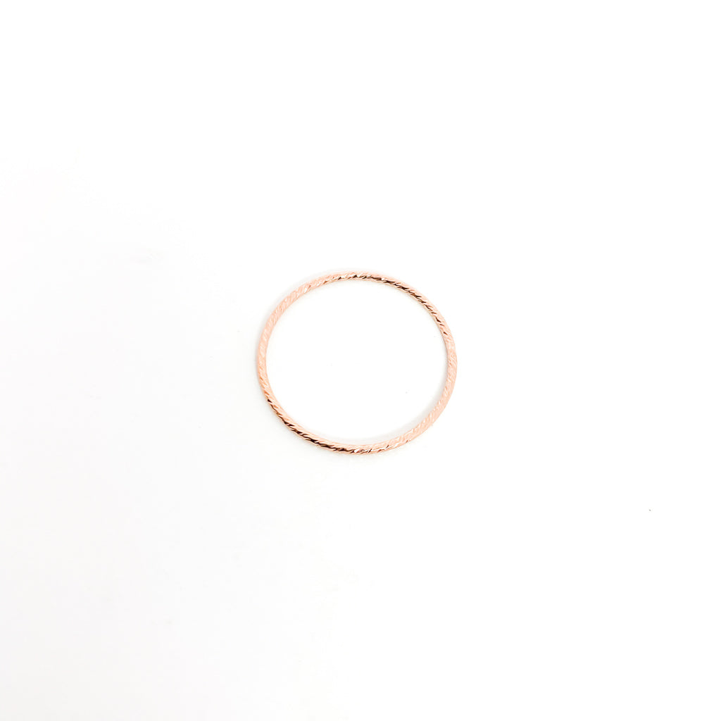 Twist and Stack Ring | Rose Gold - MTT Collective