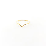 Lyla Small V-Shape Ring | Gold - MTT Collective