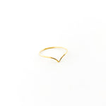Lyla Small V-Shape Ring | Gold - MTT Collective