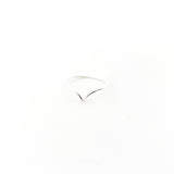 Lyla Small V-Shape Ring | Silver - MTT Collective