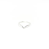 Lyla Small V-Shape Ring | Silver