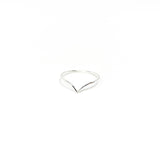 Lyla Small V-Shape Ring | Silver - MTT Collective