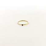 Bella Birthstone Stacking Ring | Gold - MTT Collective