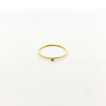 Bella Birthstone Stacking Ring | Gold - MTT Collective