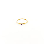 Bella Birthstone Stacking Ring | Gold - MTT Collective