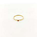 Bella Birthstone Stacking Ring | Gold - MTT Collective