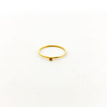 Bella Birthstone Stacking Ring | Gold - MTT Collective