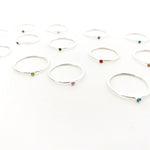 Bella Birthstone Ring |Silver - MTT Collective