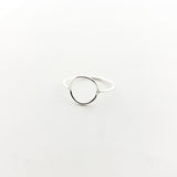 Luna Circle Ring | Silver