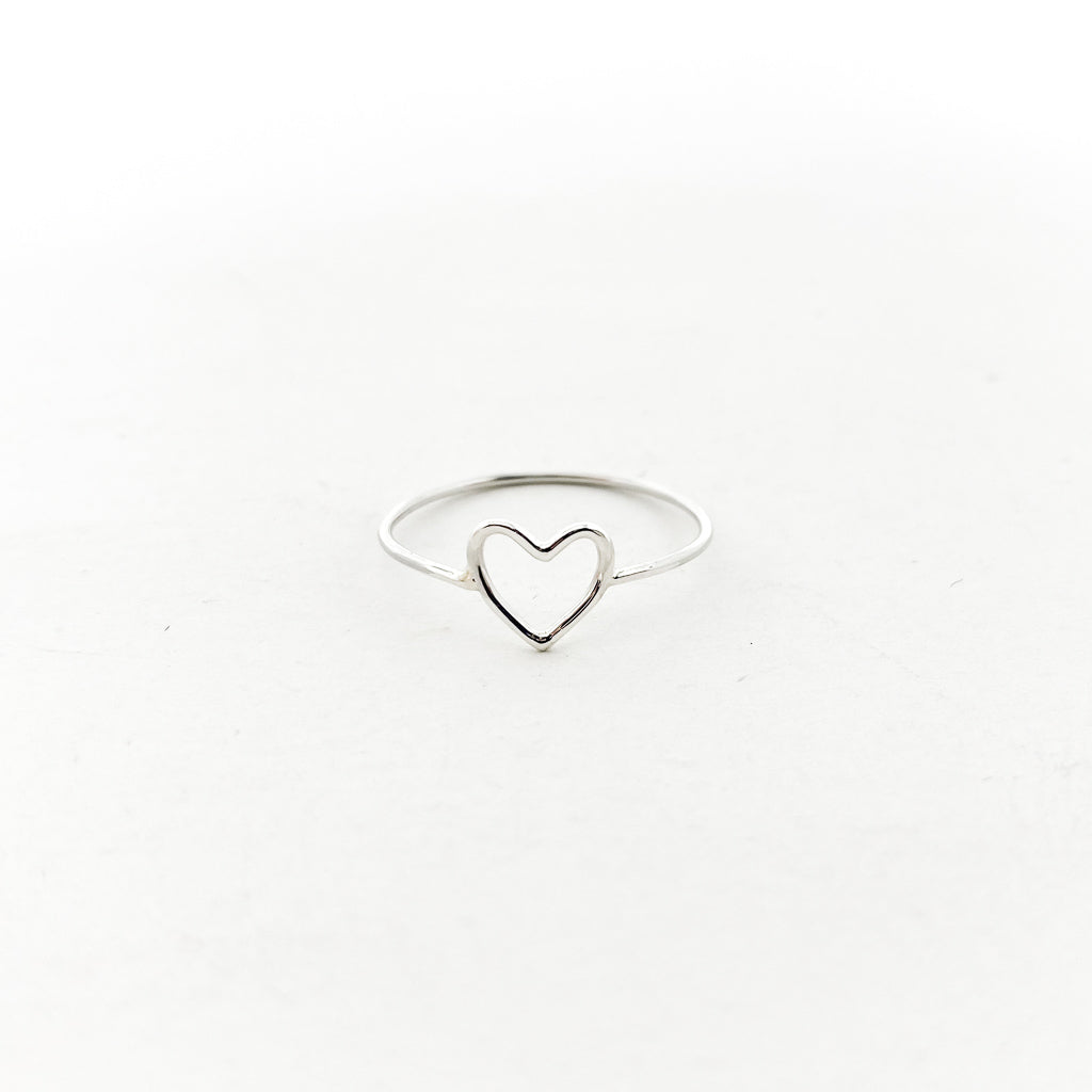 Open Heart Ring | Silver - MTT Collective