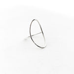 Large Open Oval Ring | Silver - MTT Collective