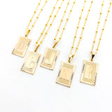 Indie Initial Necklace | Gold