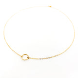 MINI TWISTED UNENDING LOVE NECKLACE | 14K GOLD-FILLED - MTT Collective