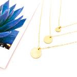 14K GOLD-FILLED OPEN DISC NECKLACES | SIZE OPTIONS - MTT Collective