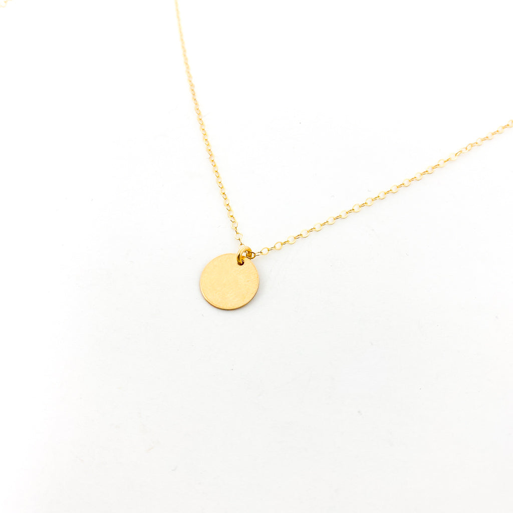 14K GOLD-FILLED OPEN DISC NECKLACES | SIZE OPTIONS - MTT Collective
