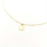 Square Disc Necklace - MTT Collective