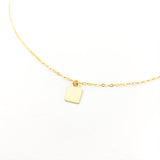 Square Disc Necklace - MTT Collective