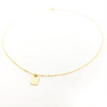 Square Disc Necklace - MTT Collective