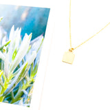 Square Disc Necklace - MTT Collective