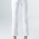 HIGH RISE STRAIGHT CUT JEANS | WHITE - MTT Collective