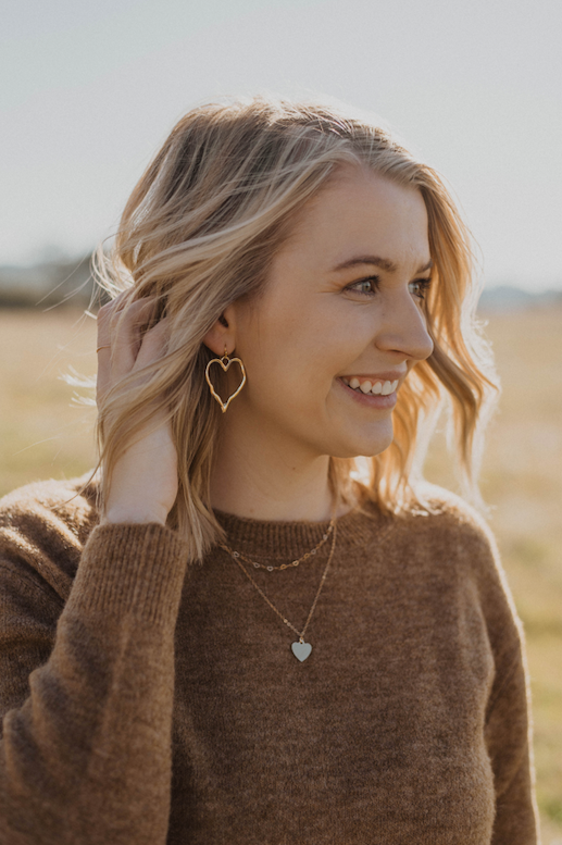 Valentina Heart Necklace | Gold - MTT Collective