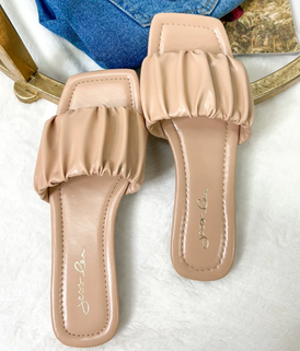 Ruched Sandals - MTT Collective