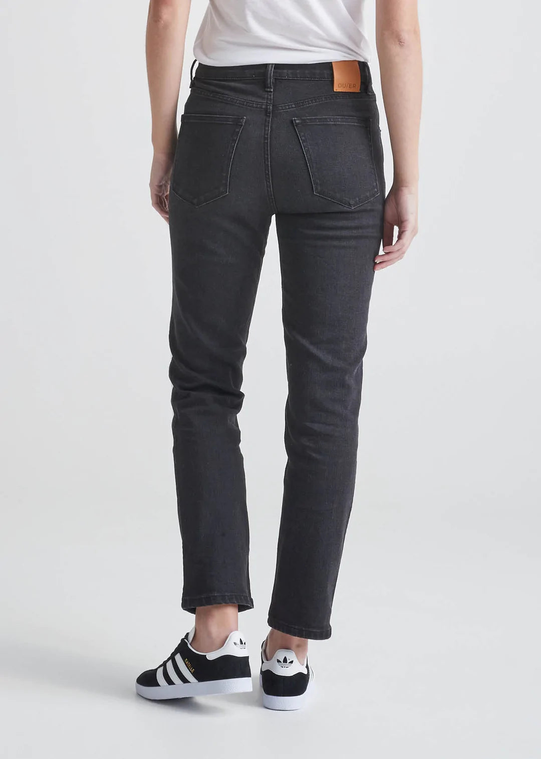 Midweight Performance Denim High Rise Straight - MTT Collective